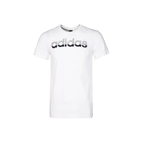 Adidas FADING Linear T Рубашка Мужская Белая