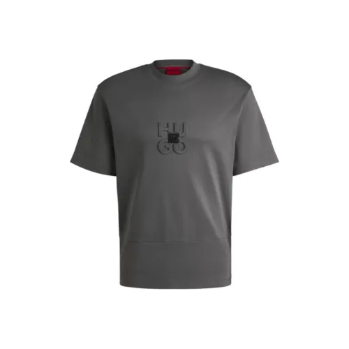 Hugo Boss Серые Мужские T-Рубашки