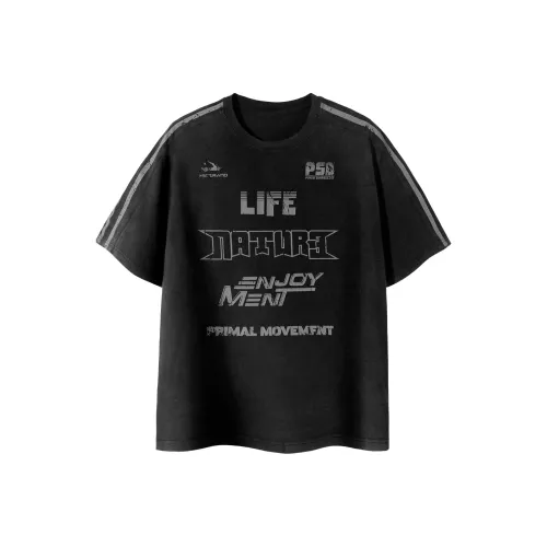 PSO Brand Черная унисекс футболка