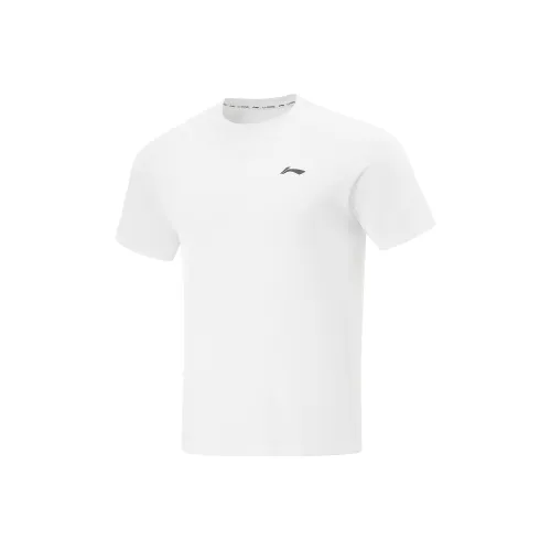 LINING Fitness Series T-Shirt Мужской Стандартный Белый