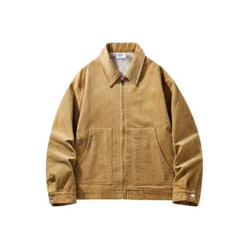 HZWH Куртки и пальто Мужской Желтый