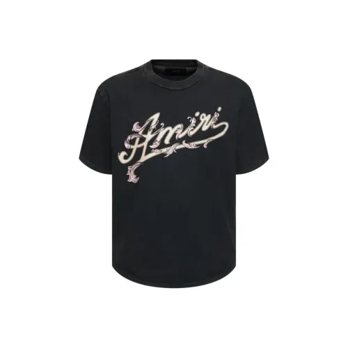 AMIRI Мужские черные футболки