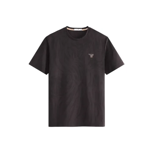 Dance with Wolves T-Shirt Мужская Темно-фиолетовая Красная Рубашка