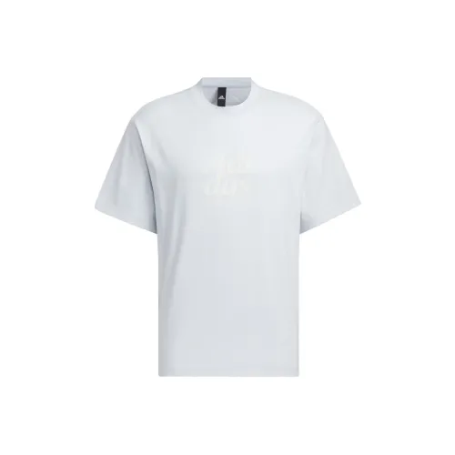 Adidas T-Shirt Unisex Light Blue