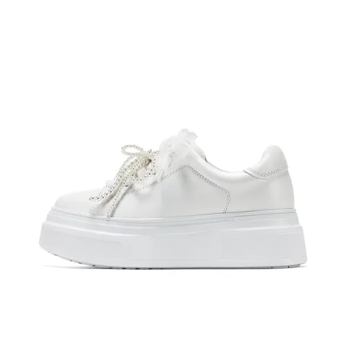 GG CC Скейтборд Кроссовки Низкие Белые Женские