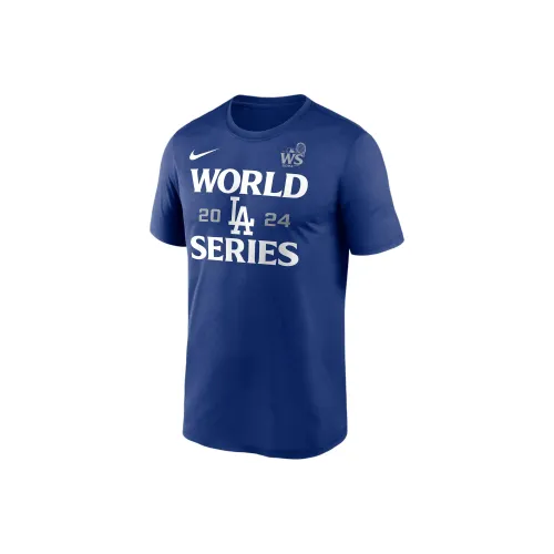 nike x MLB Лос-Анджелес Доджерс Dri-FIT Форма FW24 T Рубашка Мужская Королевский синий