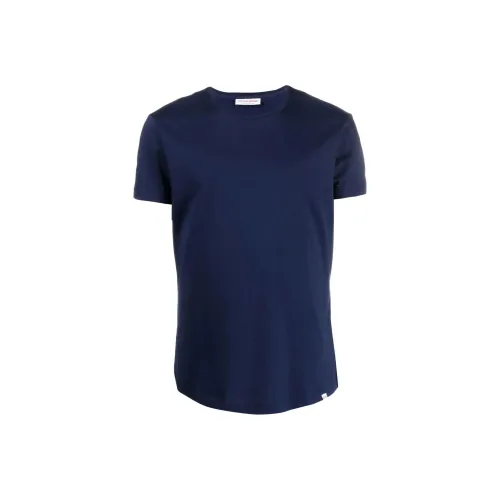 Orlebar Brown T-Shirt Мужская Морской Синий