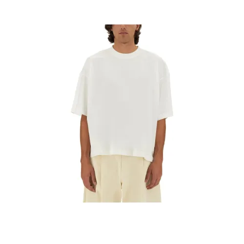 STUDIO NICHOLSON SS25 T-Shirt Мужской Белый