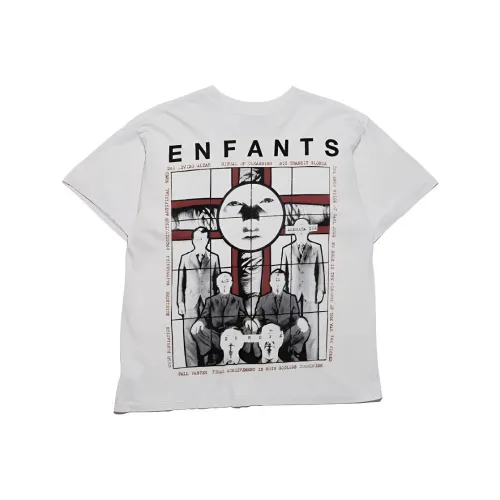 ENFANTS RICHES DEPRIMES SS25 T Рубашка Мужская Белая