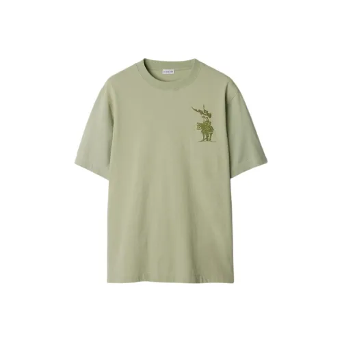 Burberry EKD Хлопок T Рубашка Мужская Зеленая