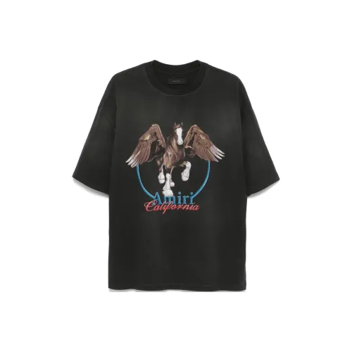 AMIRI Мужские черные футболки