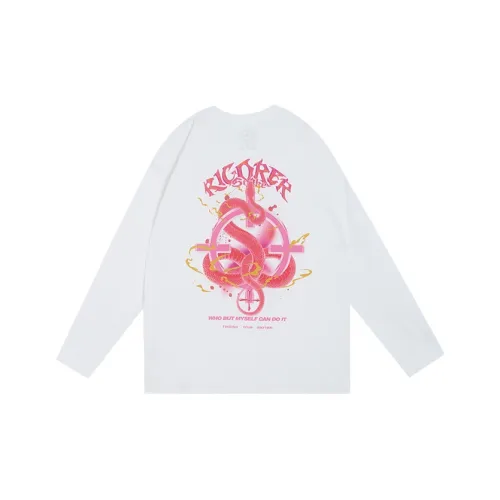 RIGORER Длинный рукав Т-рубашка Унисекс