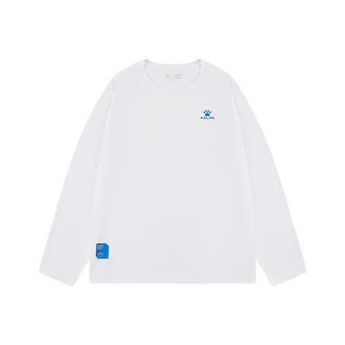 KELME Круглый вырез Длинный рукав Т-рубашка Унисекс