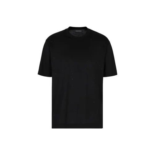 EMPORIO ARMANI FW25 T-Рубашка Мужская Черная