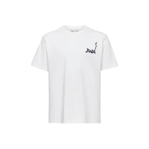 JW Anderson Белая Мужская T-Рубашка