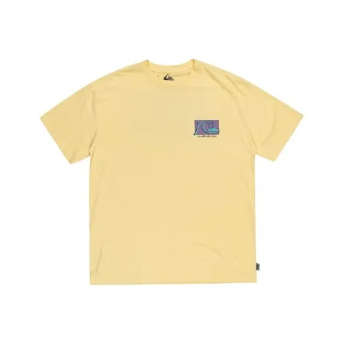 Quiksilver Желтые Мужские Футболки