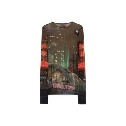 Jean Paul Gaultier T-Shirt Унисекс Коричневый