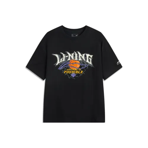 LINING Sports Life Collection Черная Мужская Футболка