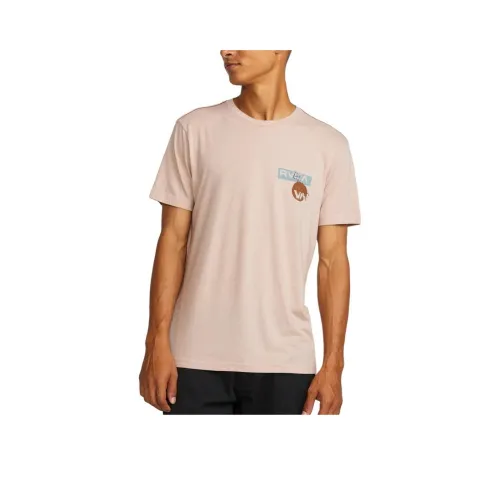 RVCA SS25 T Рубашка Мужская Светло-фиолетовая