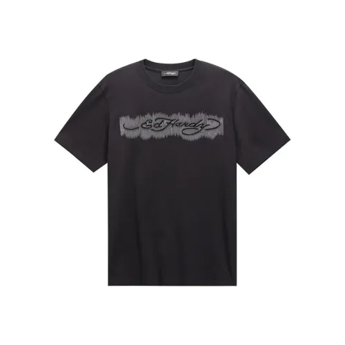 Ed Hardy Черные Мужские T-Рубашки