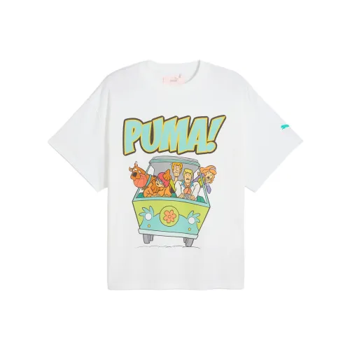 PUMA x Scooby Doo FW24 T Рубашка Мужская Белая