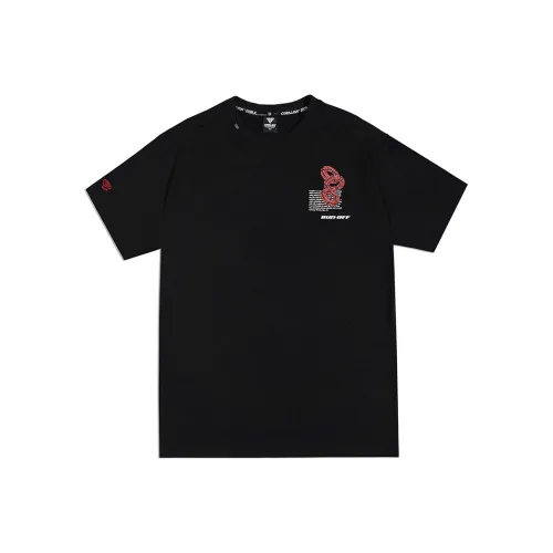 CORALIAN Черная унисекс футболка