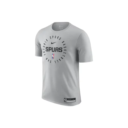 Nike x NBA San Antonio Spurs Dri-FIT Легенда On Court Practice Performance T-Shirt Мужская Серебряный