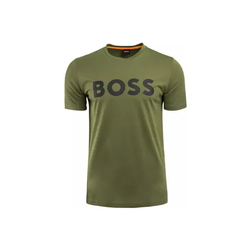 Hugo Boss Зеленые Мужские T-рубашки