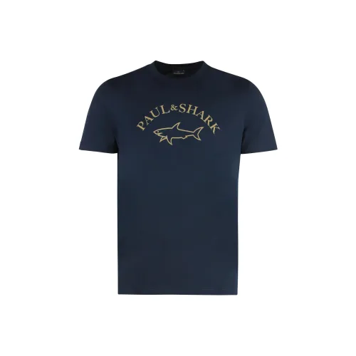 Paul Shark Yachting T-Shirt Мужская Морской Синий