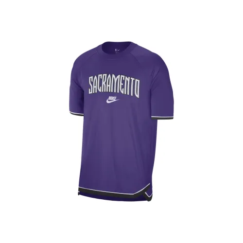 Nike Dri Fit NBA Sacramento King Hardwood Classic T-Shirt Мужской Фиолетовый