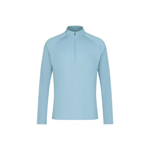 DECATHLON T-рубашка мужская вымытый деним синий