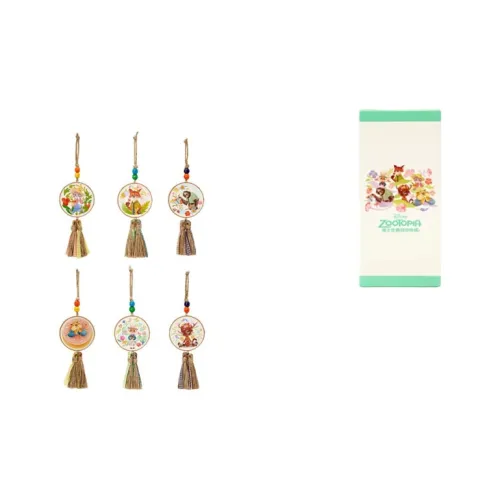 disney x DISNEYLAND 2025 Spring Zootopia Collection Charm Blind Boxes Single Mystery Box Full Box 6 Pack disney x DISNEYLAND 2025 Spring Zootopia Collection Украшение Слепые коробки Один Mystery Коробка Полная коробка 6 шт