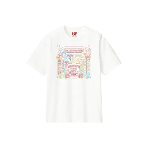 UNIQLO Shinjuku Main Store Limited Series Белая Унисекс Футболка