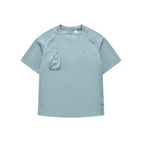 FILA FUSION INLINE T Рубашка Мужская Чернила Белый Синий