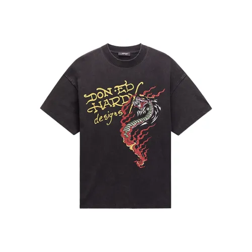 Ed Hardy Черные Мужские T-Рубашки