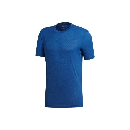 Adidas Blue Men's T-Shirts Adidas Синий Мужской Т-Ширт