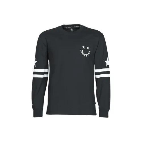 Конверс Twisted Varsity Cheerful T Рубашка Мужская Черная