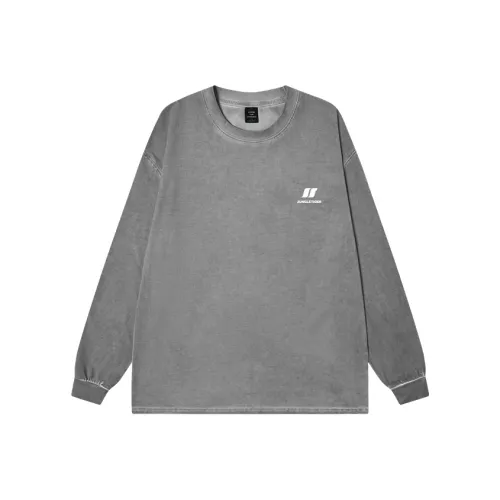 JUNGLE TIGER T-Shirt Унисекс Серый