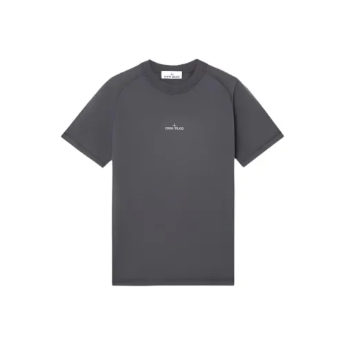 Stone Island Серый Мужской T-Рубашки