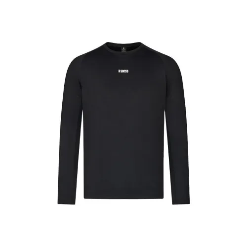 K·SWISS Глубокий Черный Мужская Футболка