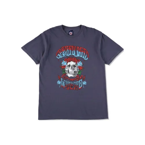 WIND AND SEA SS25 GRATEFUL DEAD X WDS Футболка Унисекс Морской Синий
