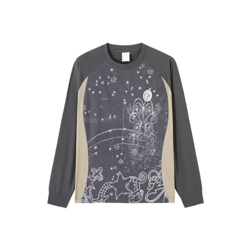 CONP AW24 T Рубашка Унисекс Бежевый Серый Контраст