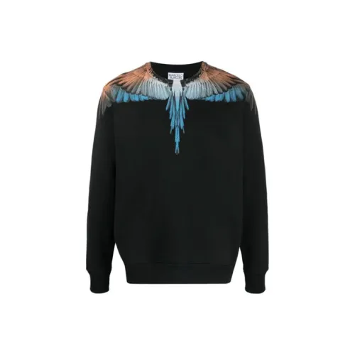 MARCELO BURLON Черные Мужские Свитшоты