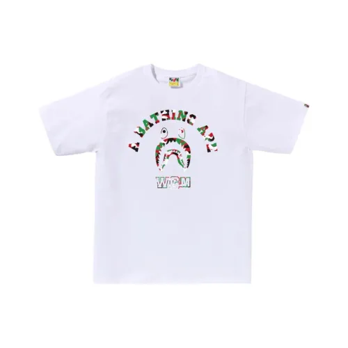 A BATHING APE Рубашка Мужская Белая
