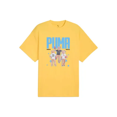 PUMA Желтые Мужские Футболки