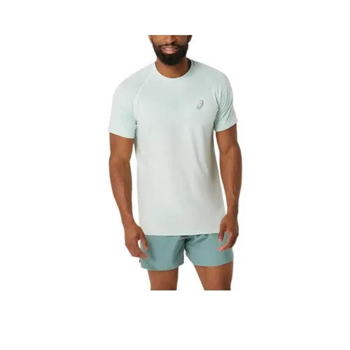 Asics SHORT SLEEVE TOP T Рубашка Мужская Светло-Селадоновая Березовая Дерево