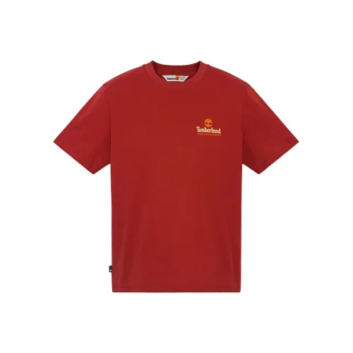 TIMBERLAND Красный Унисекс Футболка