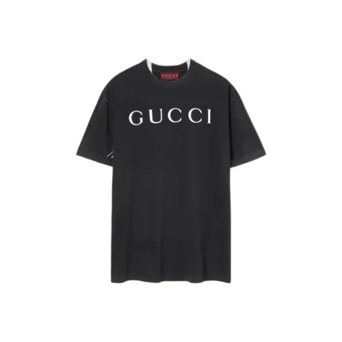 GUCCI Мужские черные футболки