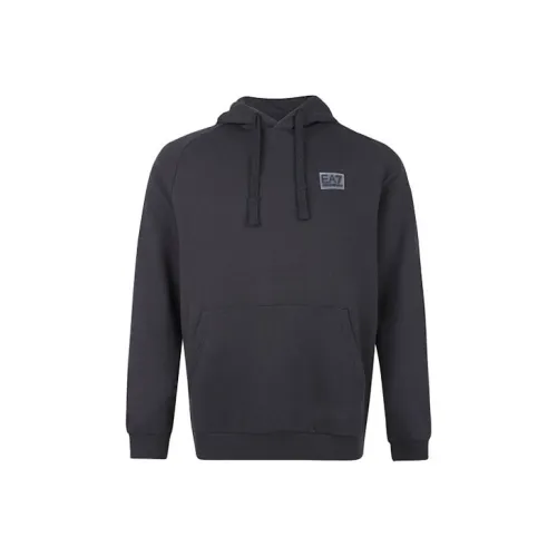 EMPORIO ARMANI Темно-синие мужские свитшоты