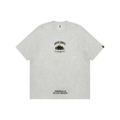 AAPE Серый WH2 Мужская T-Рубашка